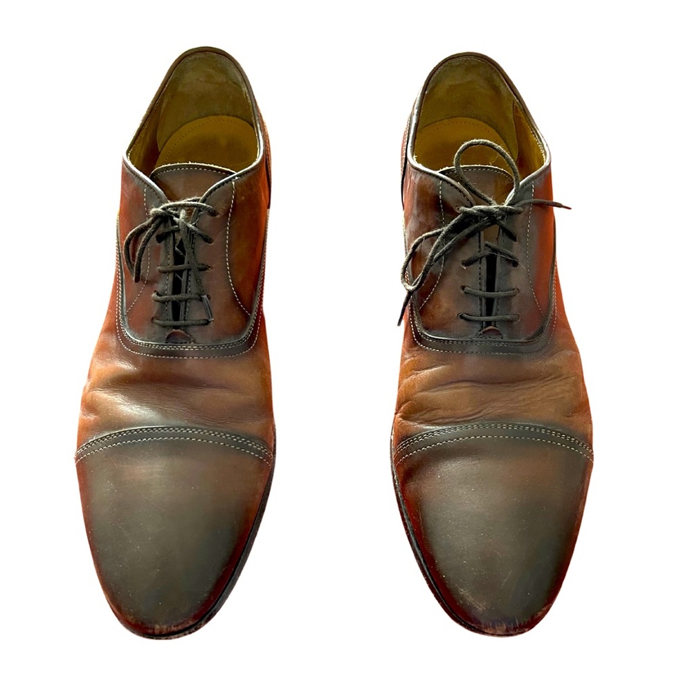 Antonio Maurizi French Baby Cognac Cuoio Dress Shoes
